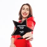 francesca con il premio miglior shooting dell'anno
