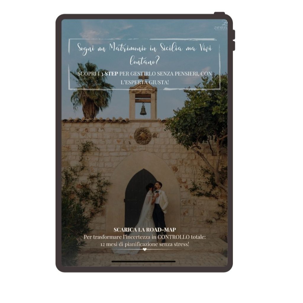 matrimonio sicilia distanza